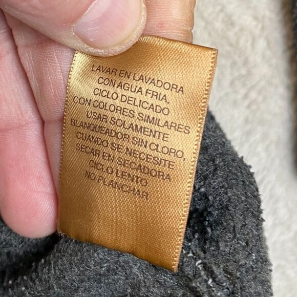 St. Johns Bay Mens 1/4 Zip Pullover Sweater By Sevenly Size 2XL Gray Fleece With - Picture 7 of 9